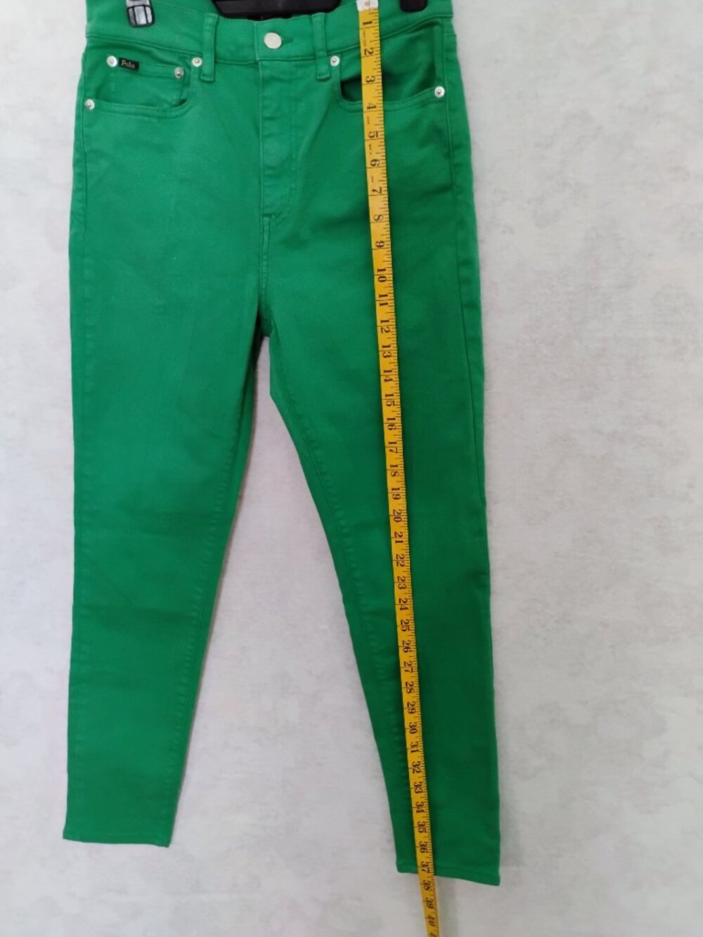 Polo Ralph Lauren Green Skinny Ankle Jeans size 29 - Picture 7 of 10